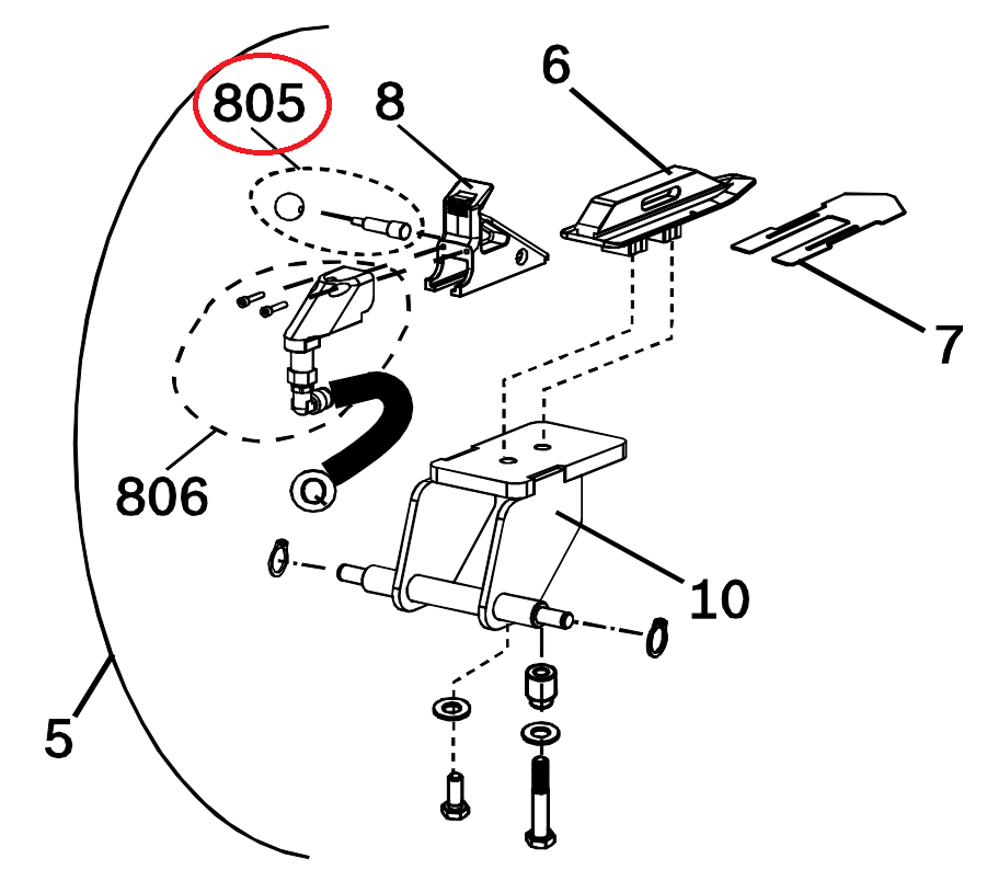 Фиксатор зажимного кулачка Bosch 102038