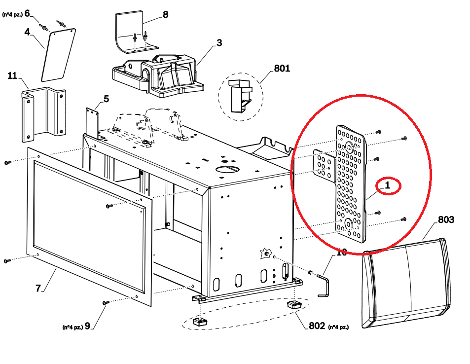 Резиновая опора TCE 4430 Bosch 101150