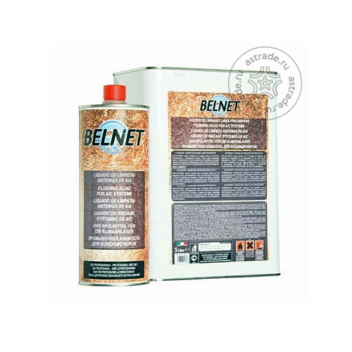 Жидкость для промывки автокондиционера BELNET 5 л.