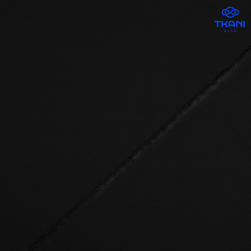 1526. Костюмная поливискоза. Черный.