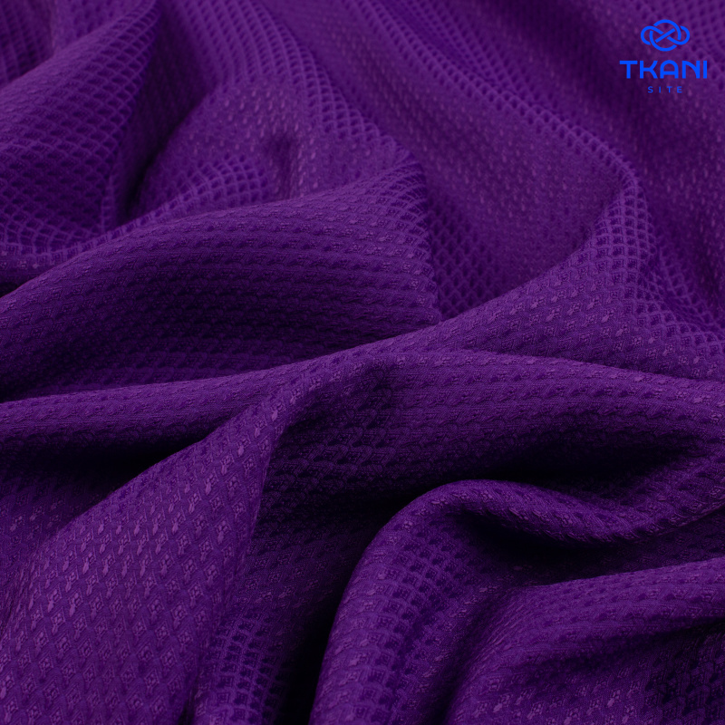 1531. Костюмно-плательный жаккард. Фиолетовый.