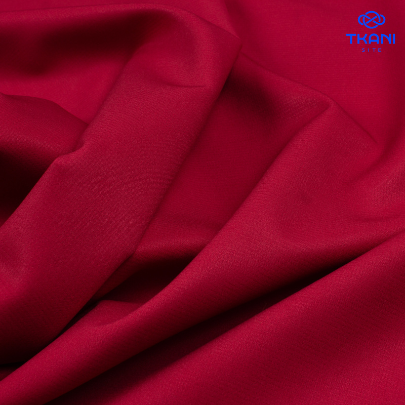 1533. Костюмная. Двухсторонняя. Красный чили.