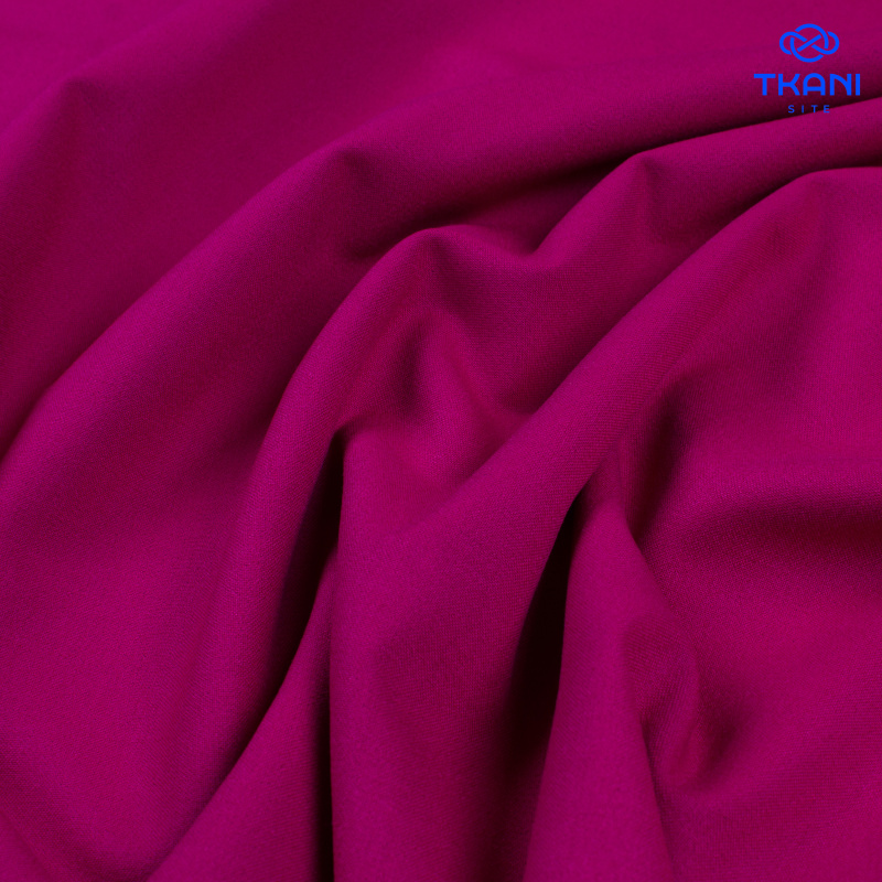 1535. Костюмная поливискоза. Dark magenta.