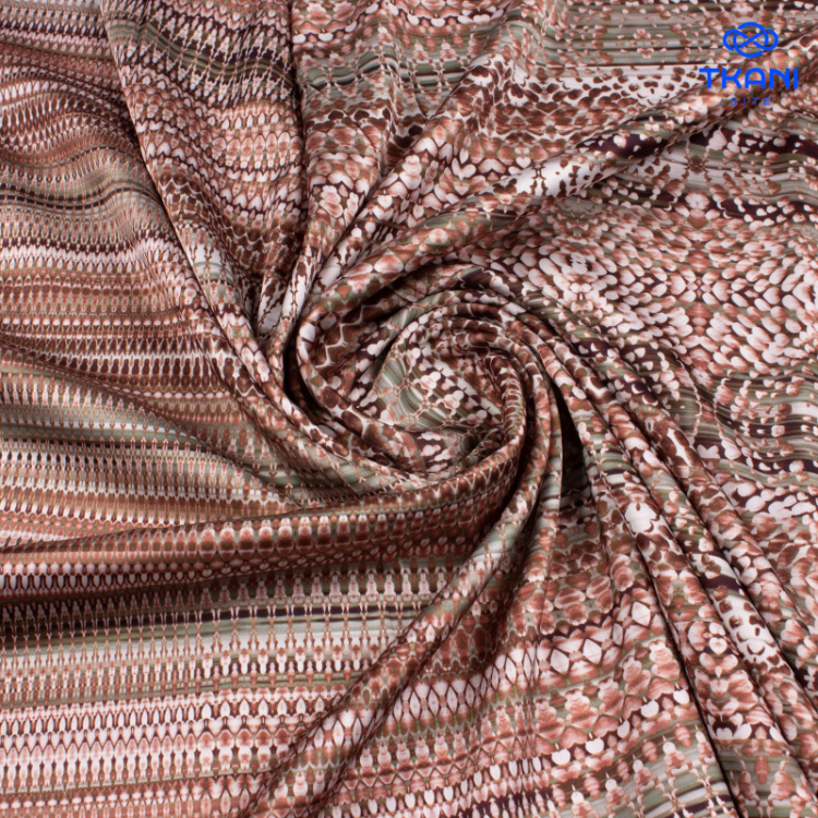 1538. Искусственный шелк. Армани. Цифровая печать.