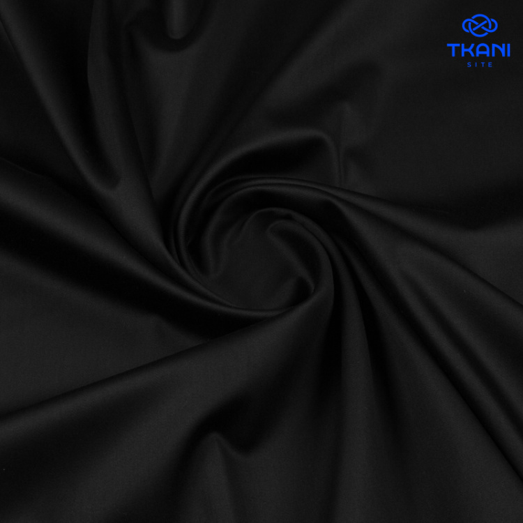 1541. Костюмная вискоза. Люкс. Черный.