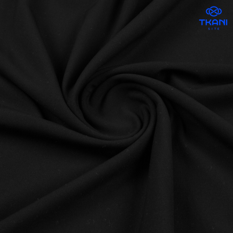 1543. Костюмная поливискоза. Черный.