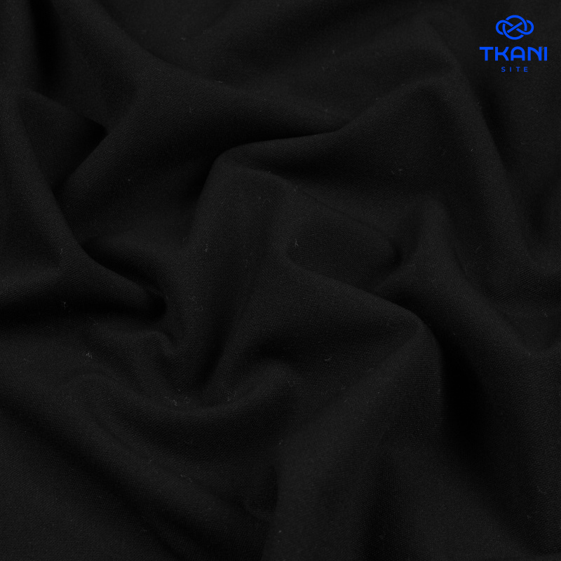 1543. Костюмная поливискоза. Черный.