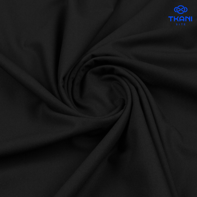 1545. Костюмная поливискоза. Черный.