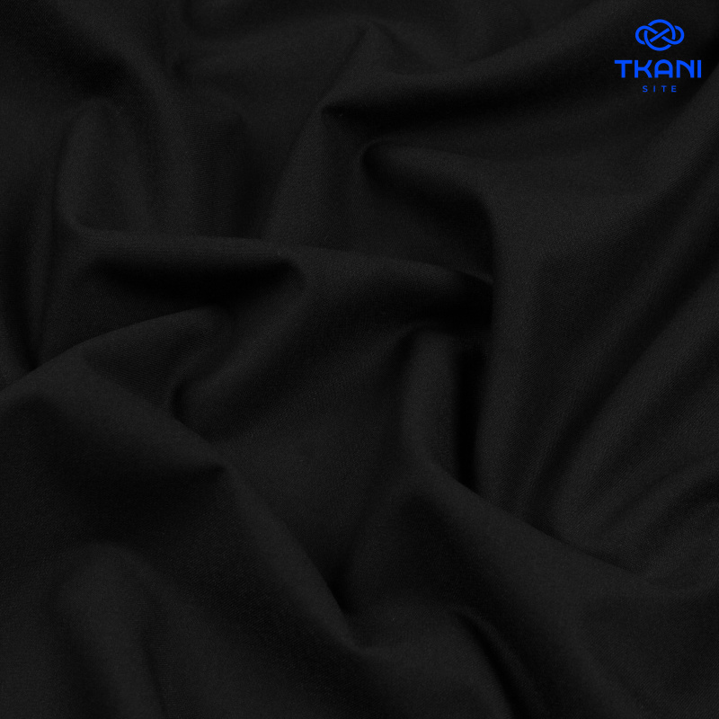 1545. Костюмная поливискоза. Черный.