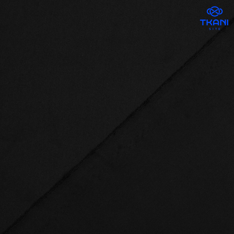 1545. Костюмная поливискоза. Черный.