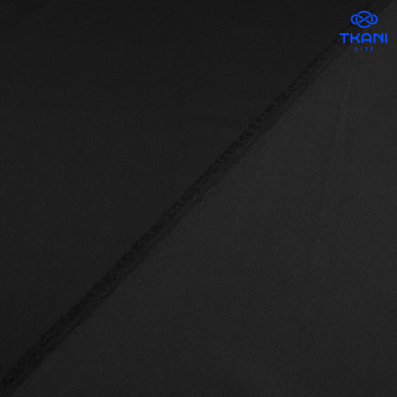 1548. Костюмная поливискоза. Черный.