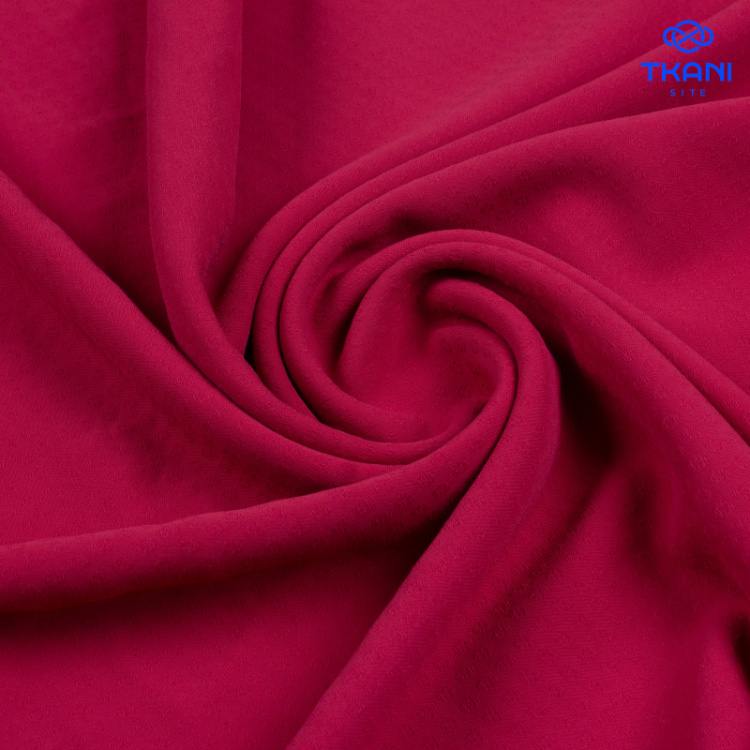 1546. Плательный жаккард. Терракот.