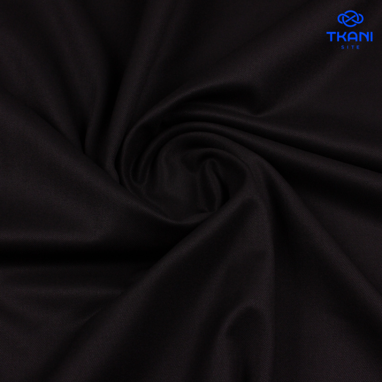 1555. Костюмная поливискоза. Черный.