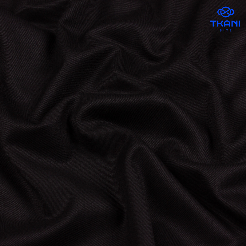 1555. Костюмная поливискоза. Черный.