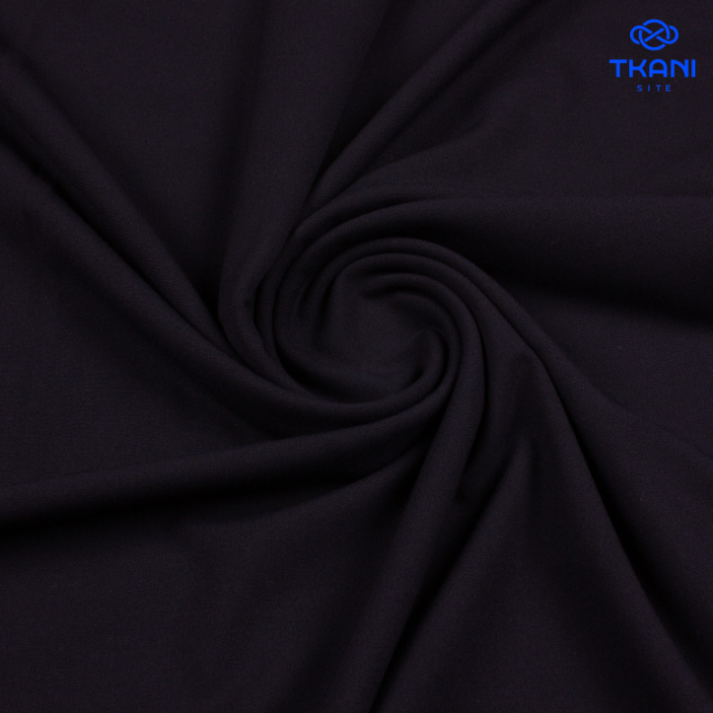 1561. Костюмная поливискоза. Темно-синий. от Tkani.site