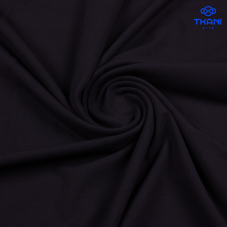 1561. Костюмная поливискоза. Темно-синий. Уценка!!!