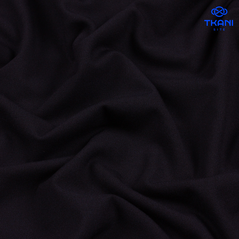 1561. Костюмная поливискоза. Темно-синий. Уценка!!!