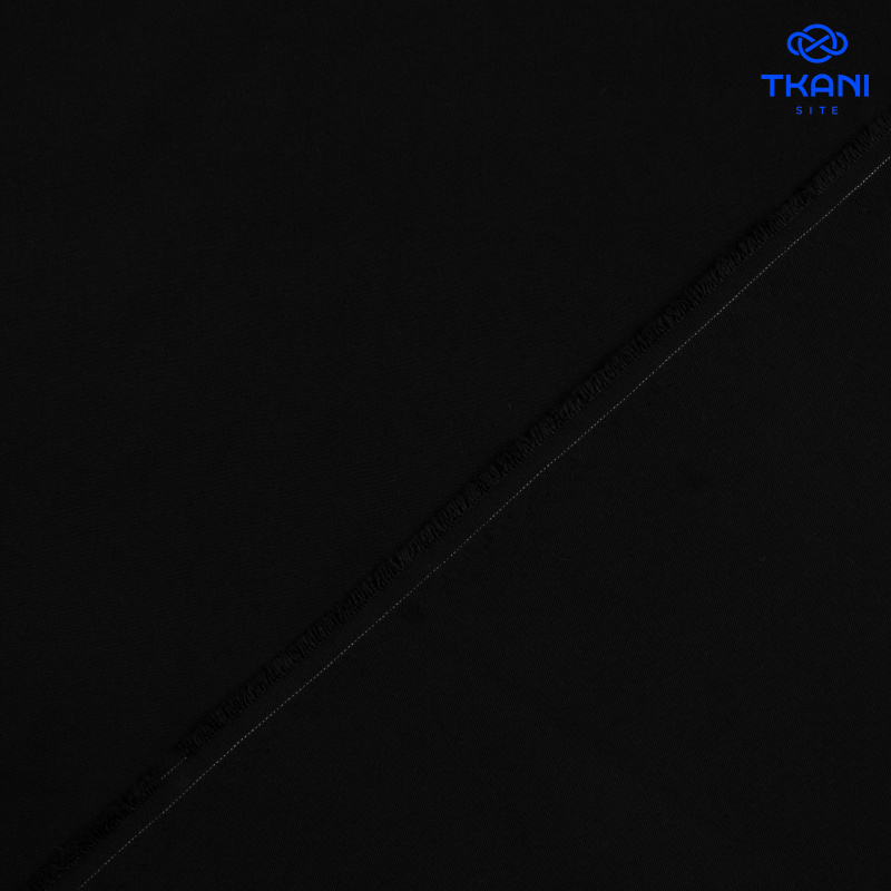 1562. Костюмная поливискоза. Черный.