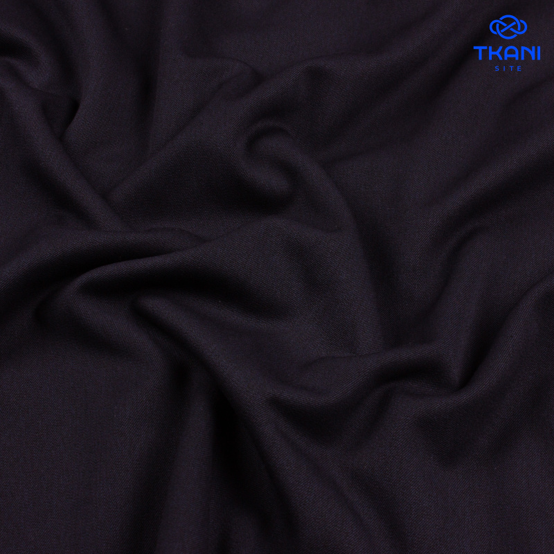 1563. Костюмная поливискоза. Темно-синий.