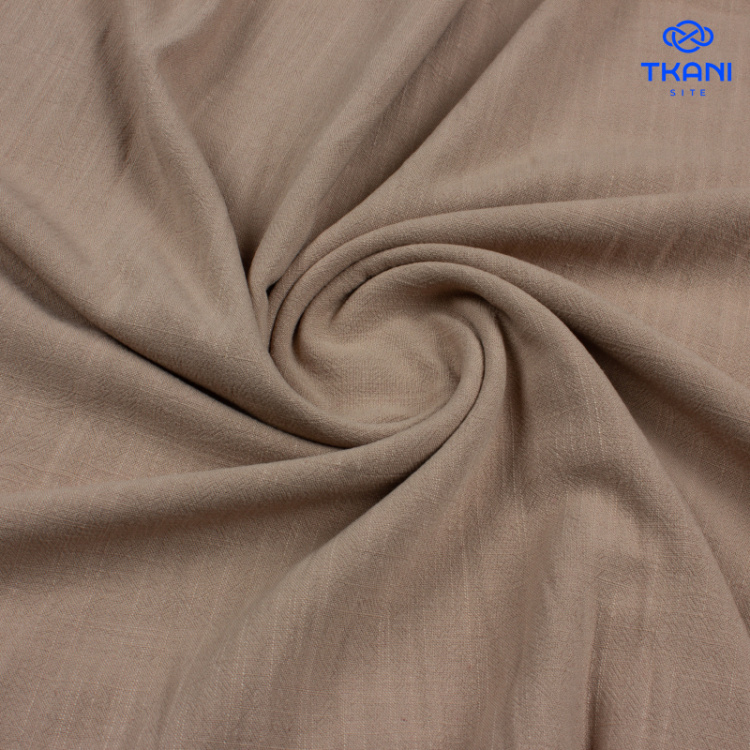 2404. Лён с хлопком. кубинский песок