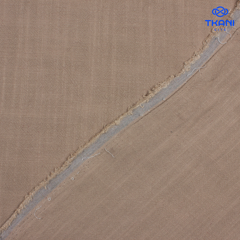 2404. Лён с хлопком. кубинский песок