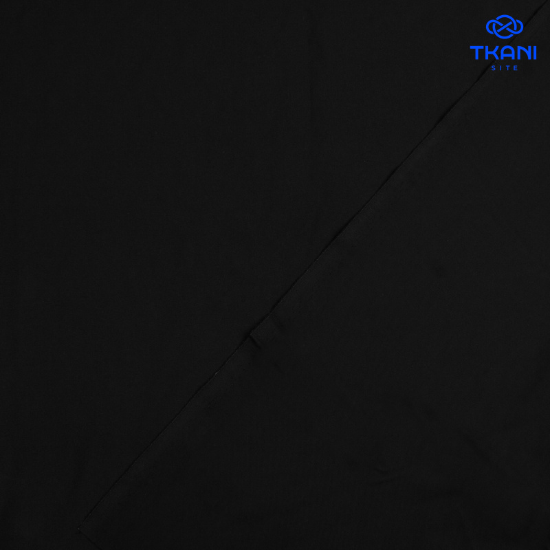 1565. Костюмная поливискоза. Черный.