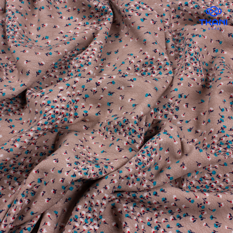 2410. Плательная вискоза. Принт