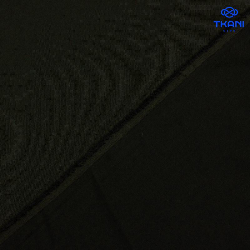 1572. Костюмная поливискоза. Темный хаки.