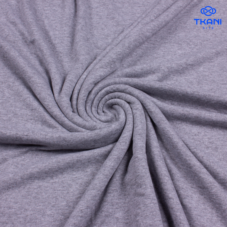 1584. Кулирная гладь. Чулок. Серый меланж. Уценка!!!