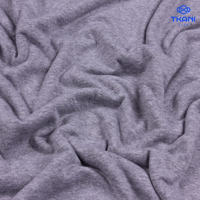 1584. Кулирная гладь. Чулок. Серый меланж. Уценка!!!