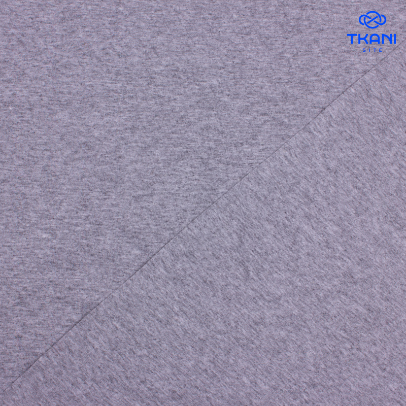 1584. Кулирная гладь. Чулок. Серый меланж. Уценка!!!