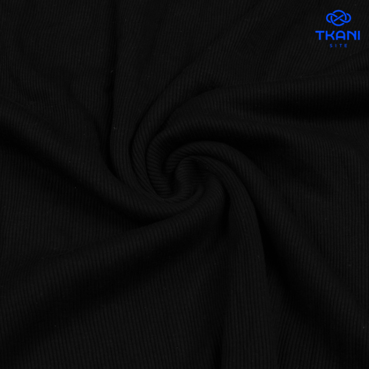 1596. Кашкорсе. Узкий чулок. Черный.