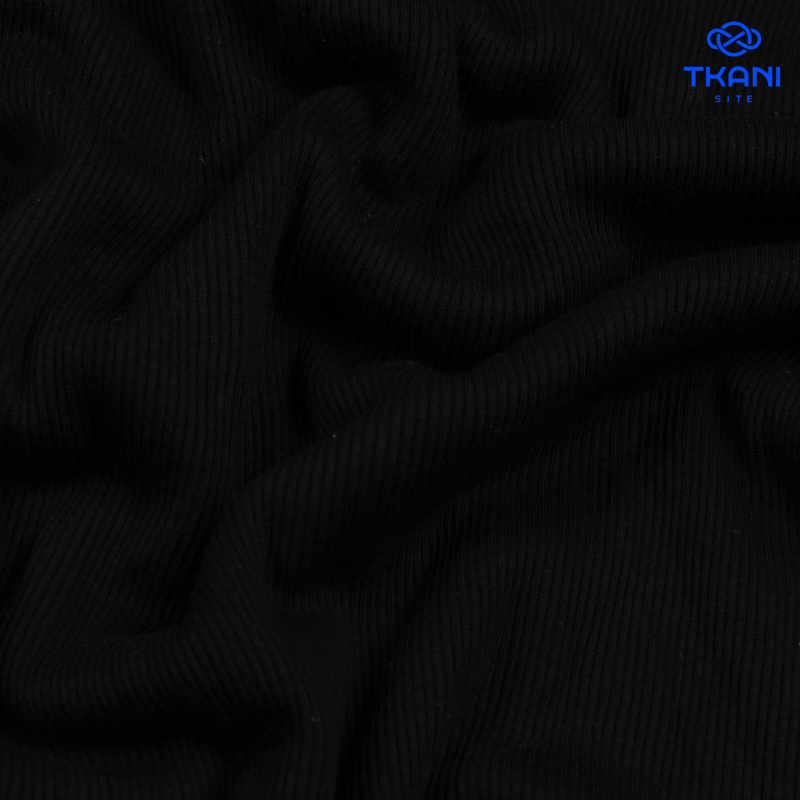 1596. Кашкорсе. Узкий чулок. Черный.