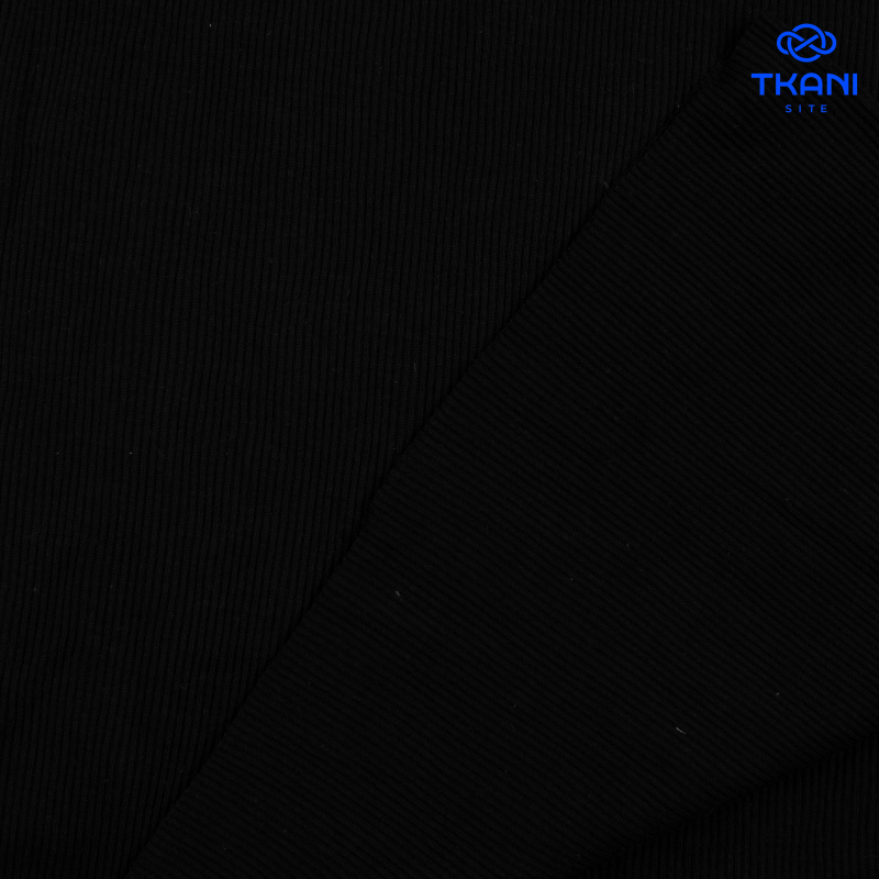 1596. Кашкорсе. Узкий чулок. Черный.