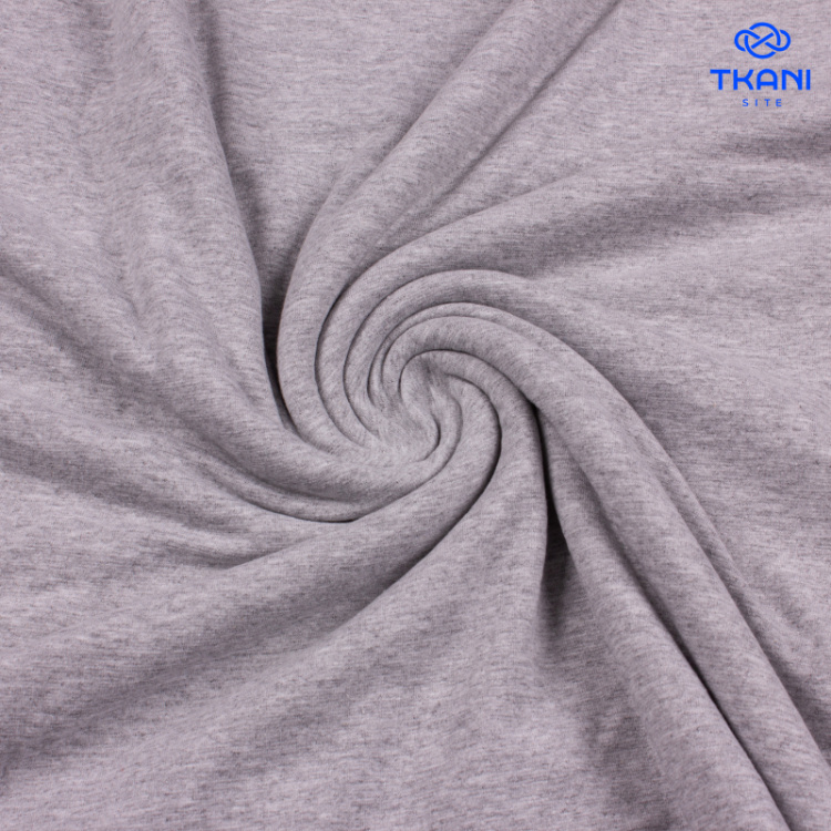 1599. Кулирная гладь. Чулок. Серый меланж.