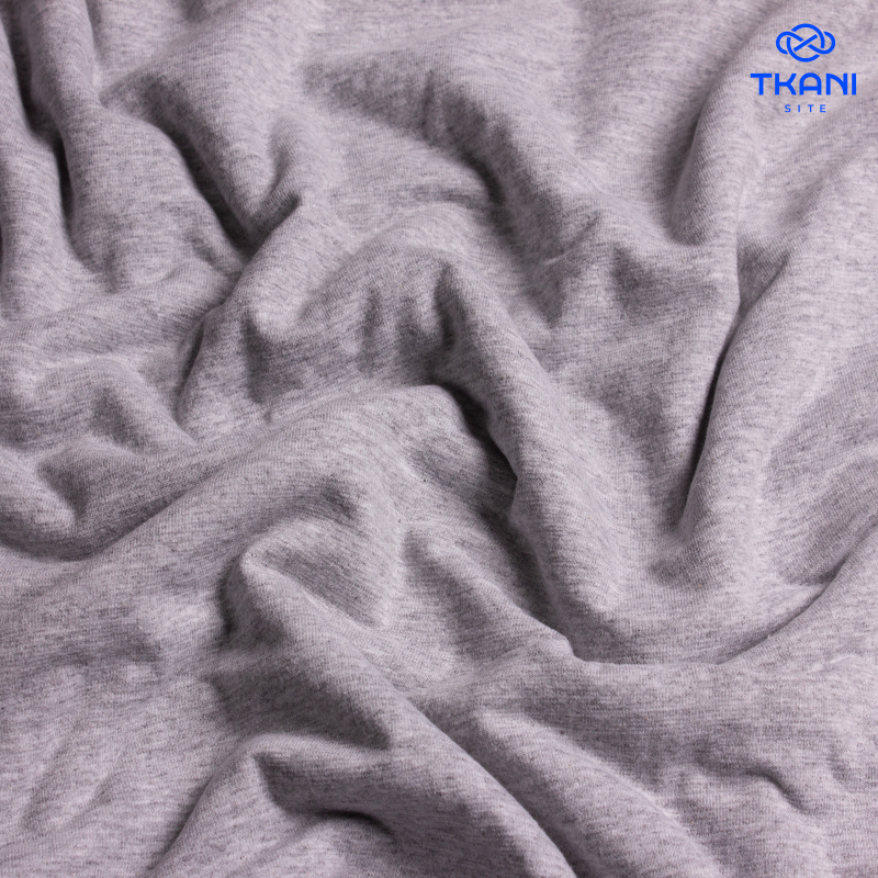 1599-1. Кулирная гладь. Чулок. Серый меланж.