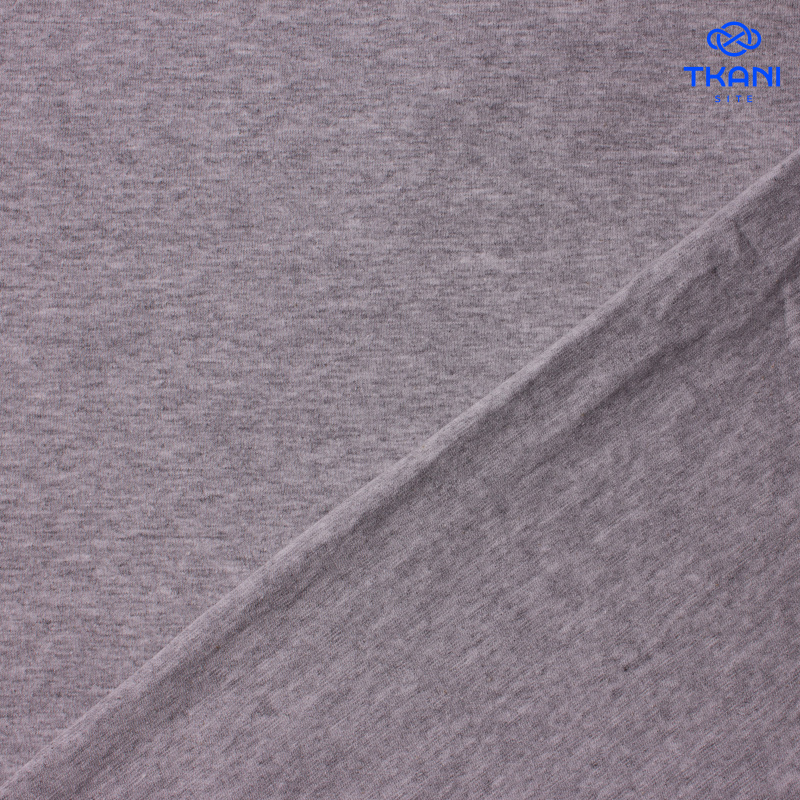 1599-1. Кулирная гладь. Чулок. Серый меланж.