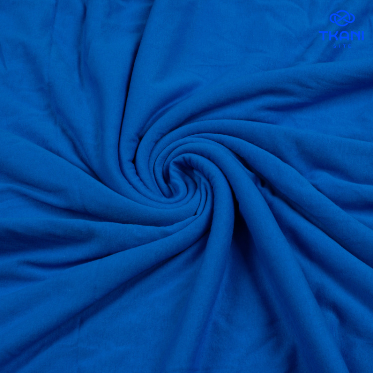 1606. Кулирная гладь. Чулок. Голубой.