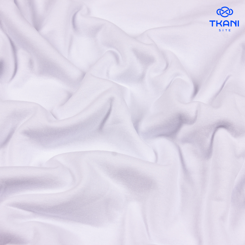 1370. Кулирная гладь. Чулок. Белый. Уценка!!!