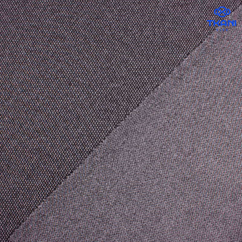 1609. Трикотажный твид с выработкой под фланель.