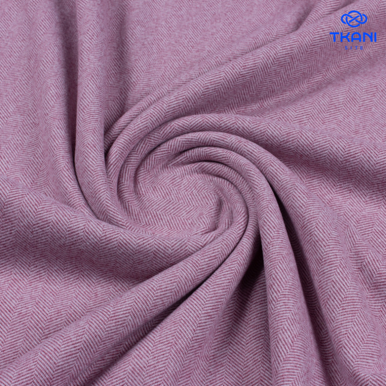 1613. Трикотажный твид с выработкой под фланель. от Tkani.site