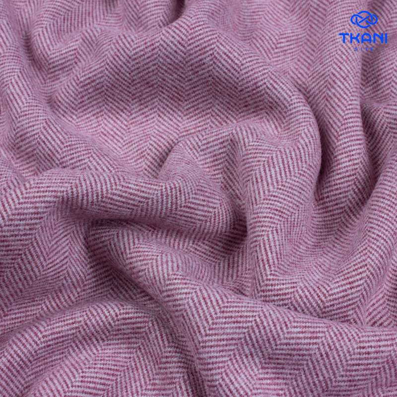 1613. Трикотажный твид с выработкой под фланель.