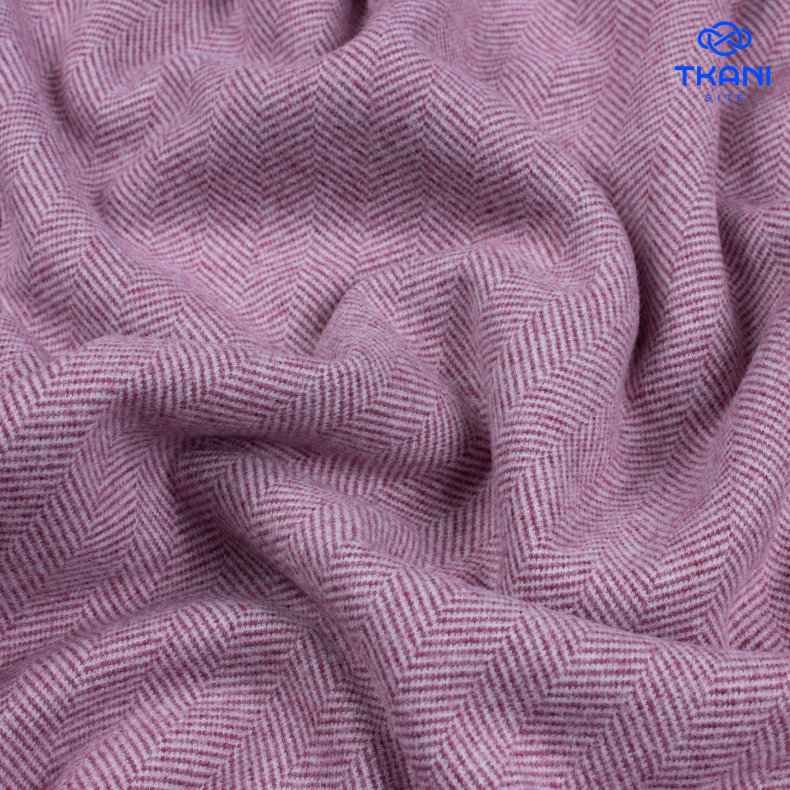 1613. Трикотажный твид с выработкой под фланель. от Tkani.site