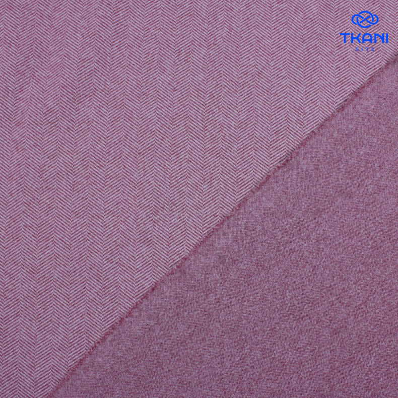 1613. Трикотажный твид с выработкой под фланель. от Tkani.site