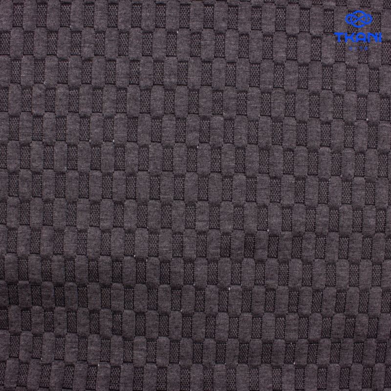 1614. Трикотажное полотно. Капитоне. Серый. Уценка!!!