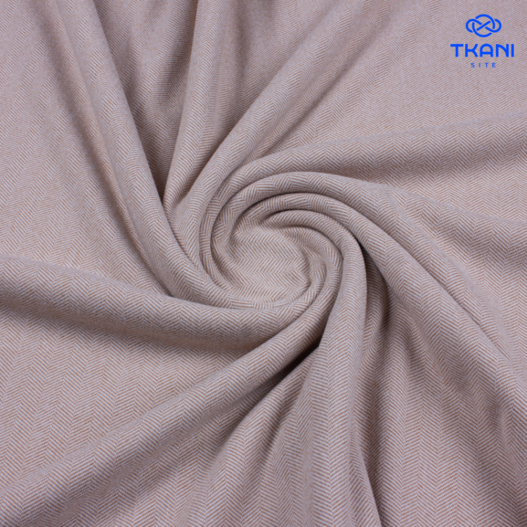 1619. Трикотажный твид с выработкой под фланель.