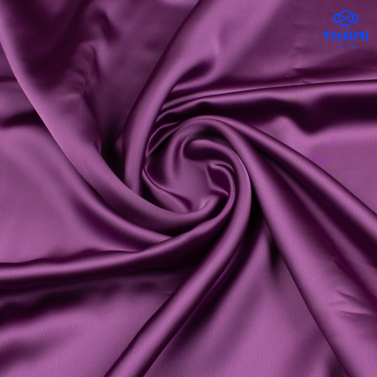 1625. Костюмно-плательный атлас. Лаванда.