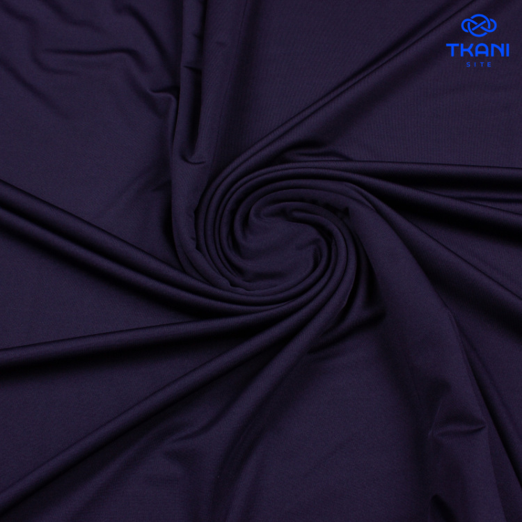 1627. Трикотажное полотно. Масло. Темно-синий.