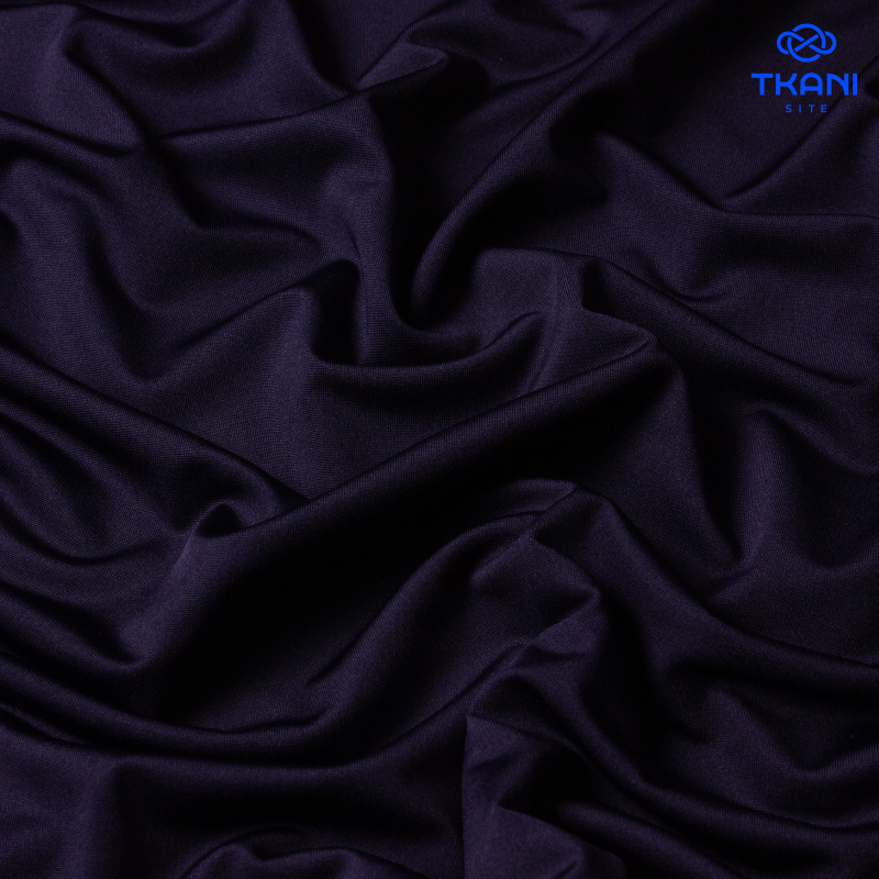 1627. Трикотажное полотно. Масло. Темно-синий.