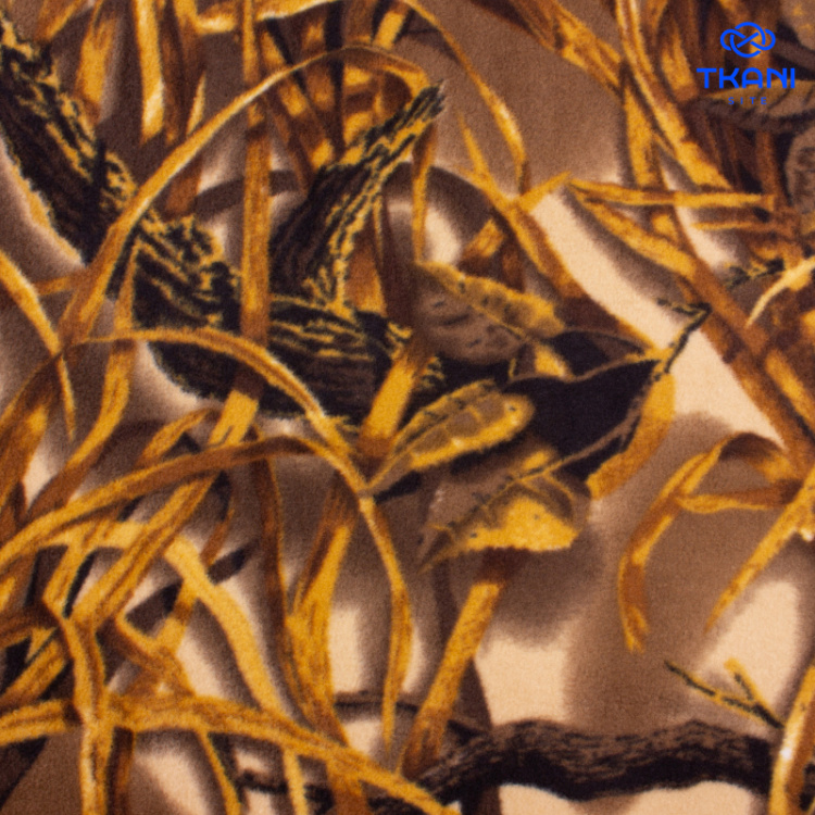 1633. Флис двухсторонний. Принт.